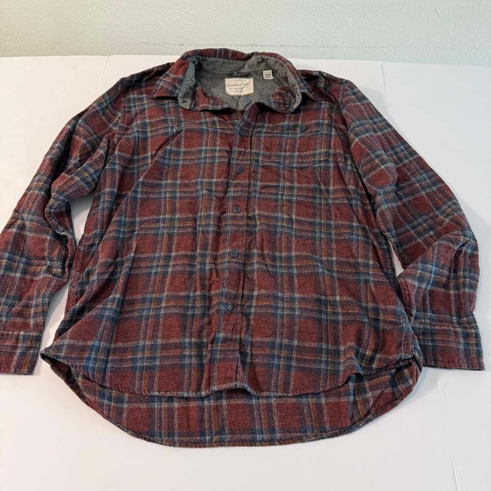 Weatherproof Vintage Men's Plaid Button Down Flannel Shirt Size XL